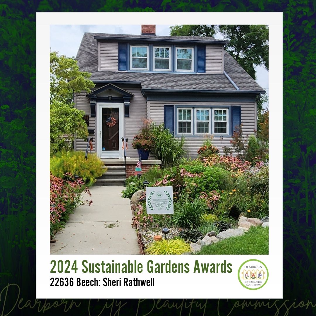 Photo: The home and garden of 2024 Dearborn City Beautiful Sustainable Gardens Awards honoree Sheri Rathwell of 22636 Beech.