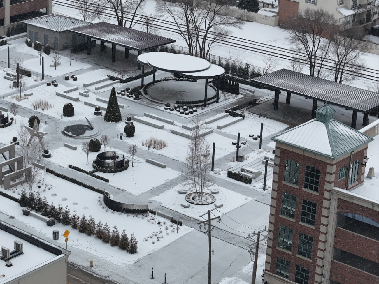 Winter Dearborn From Above Calendar - Photo 1