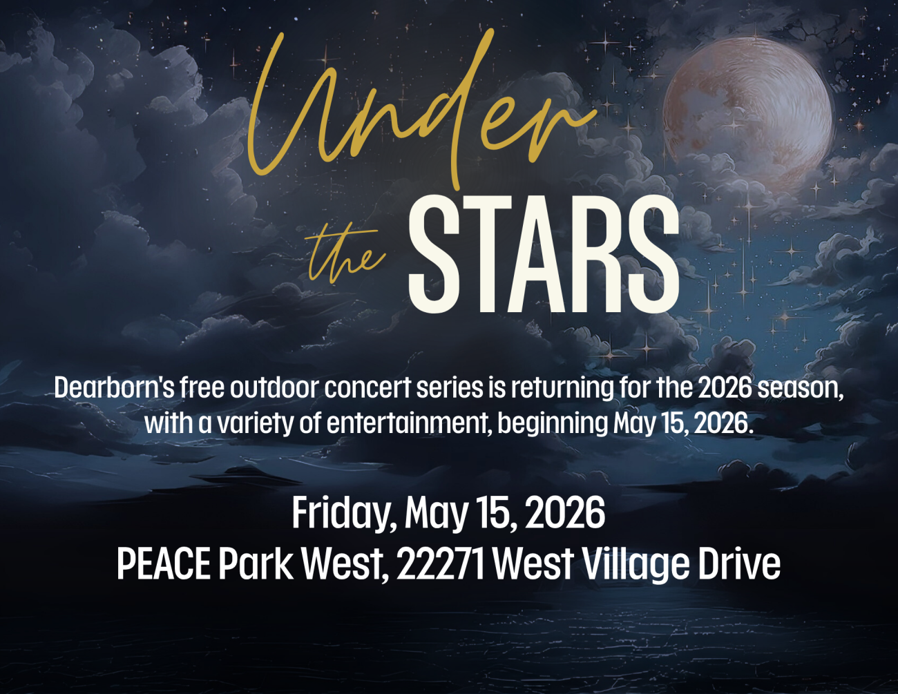Under the Stars Flyer 2026