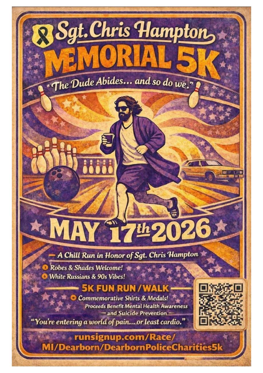 Police Charities Sgt. Chris Hampton Memorial 5K