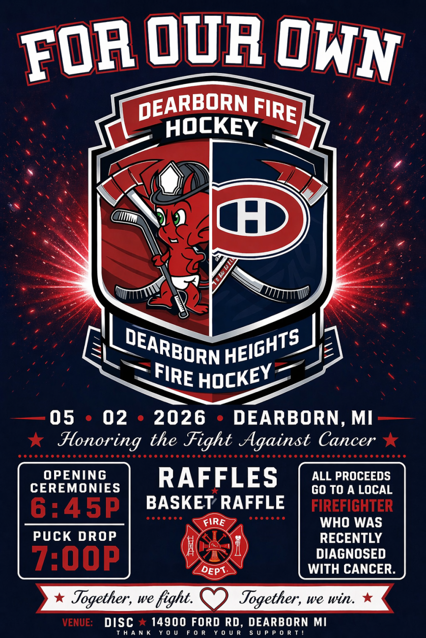 Dearborn Fire Charity Hockey Game