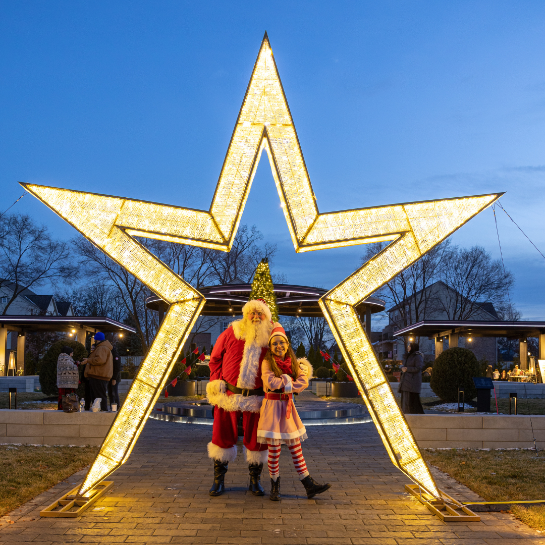 Santa and Elf at JBB