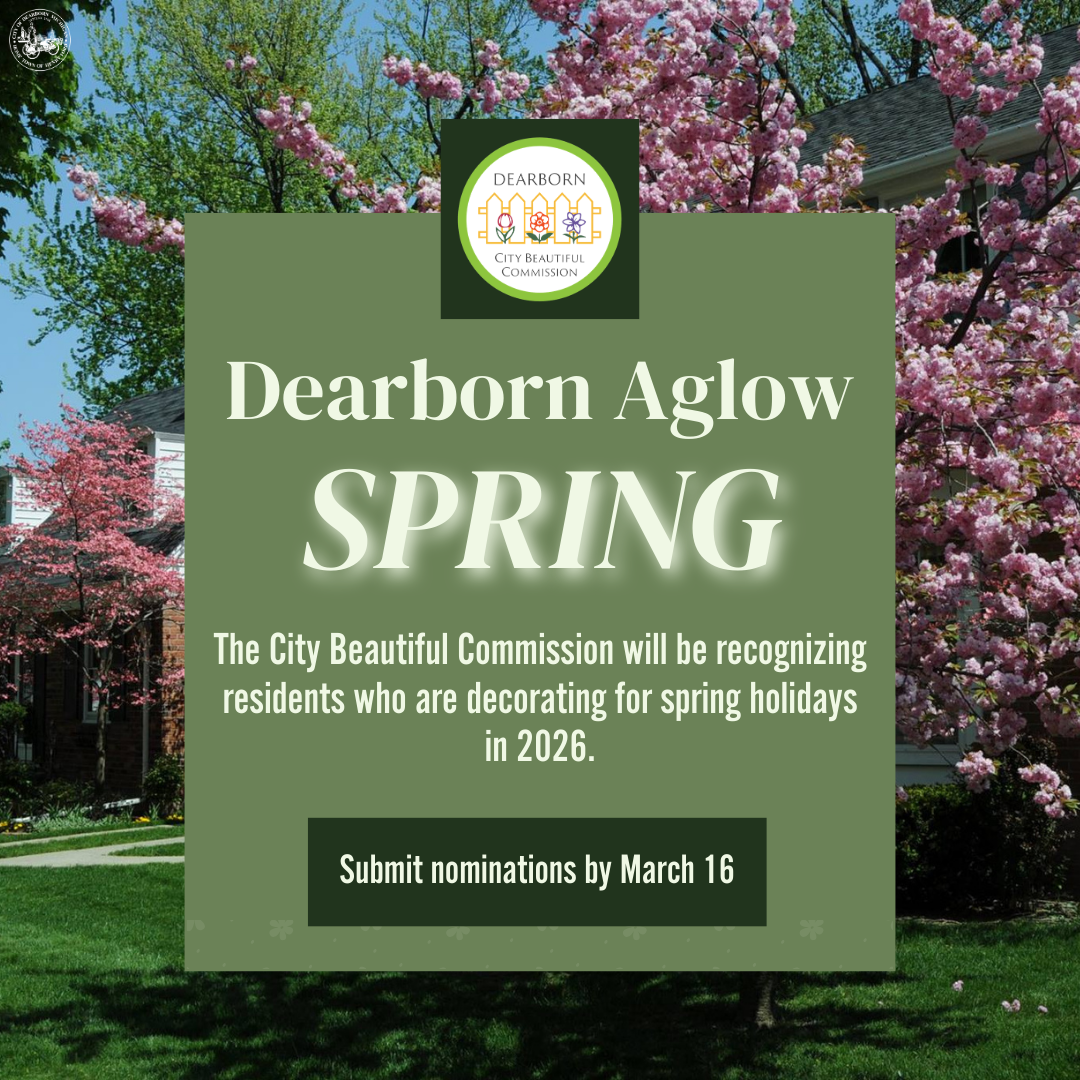 Nominate homes for Dearborn Spring Aglow by March 16