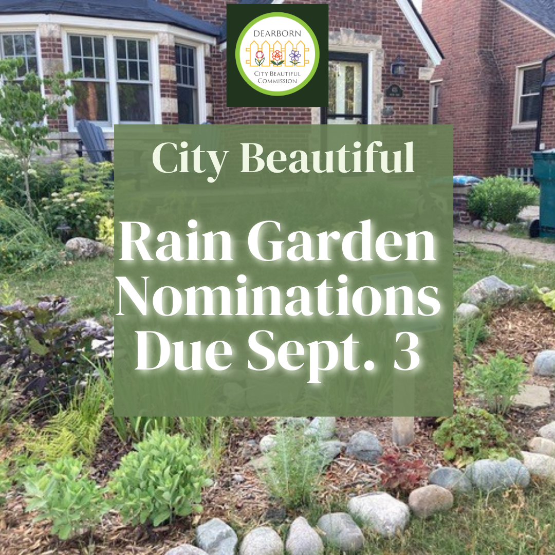 2026 Rain Garden Reminder