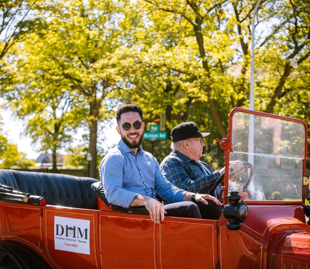 MDP Mayor and Jack in Red Car